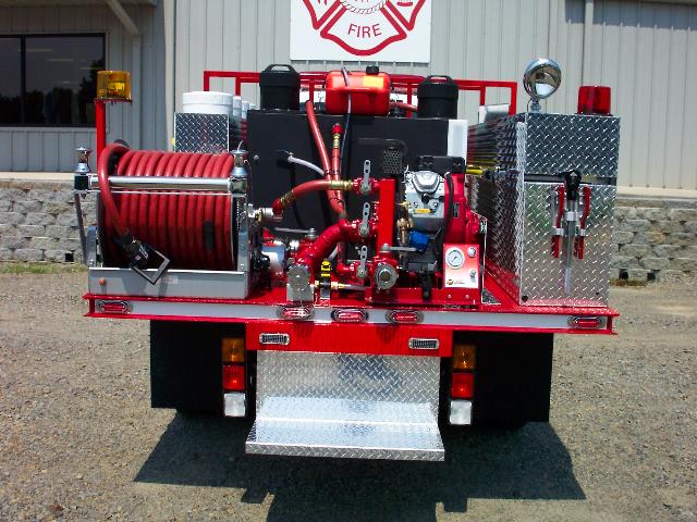 Sugar Hill, TX, Brush Truck, Rear View