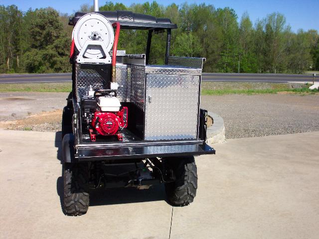 Kinsey, Missouri, ATV Skid Unit, Rear View, Tailgate Down