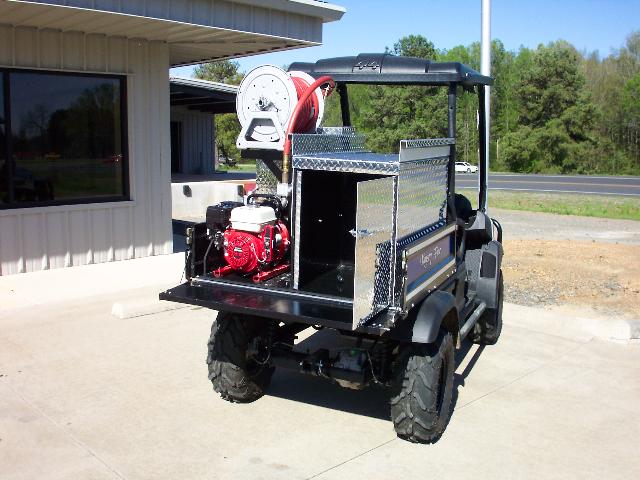 Kinsey, Missouri, ATV Skid Unit, Rear View, Tailgate Down, Compartment Open