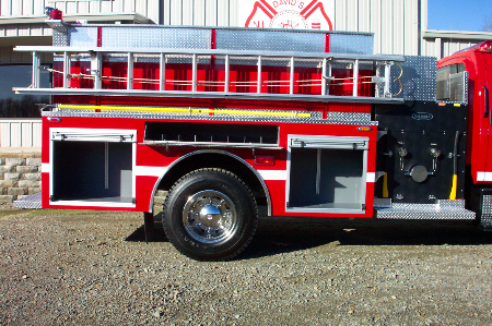 Biscoe, AR, Commercial Pumper, Right Side, Doors Open