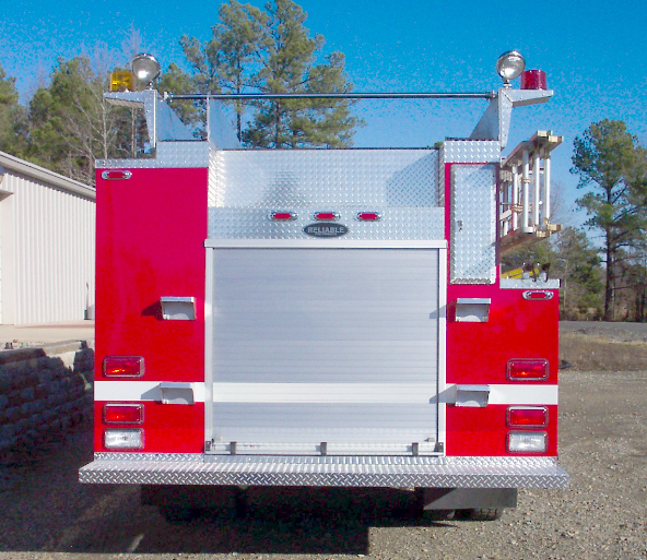 Biscoe, AR - Pumper, Rear View