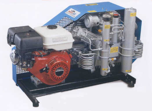 Max-Air 5.5 CFM Breathing Air Compressor with Gas Engine