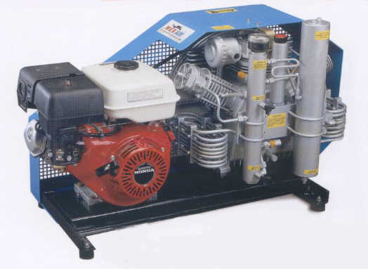 Max-Air 5.5 CFM Breathing Air Compressor with Gas Engine