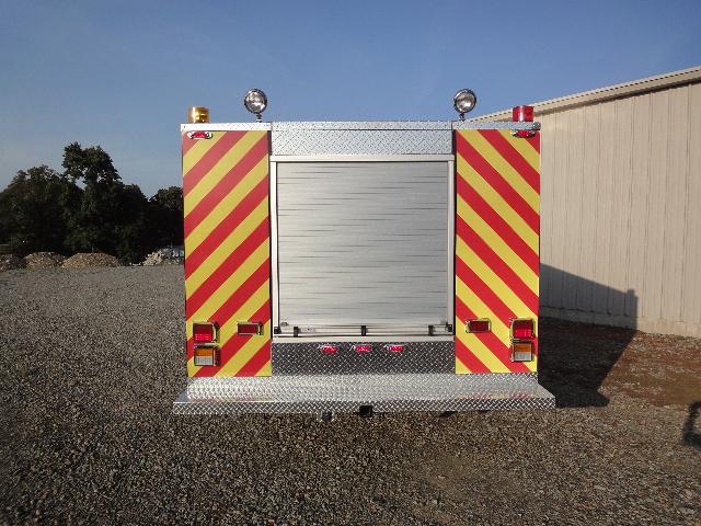 Fairfield Bay Medium Rescue, Rear View