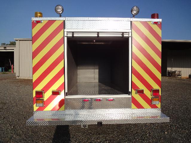 Fairfield Bay Medium Rescue, Rear View, Door Open