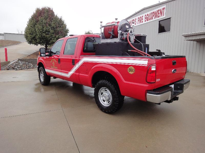 Naples, Texas, 2nd Skid Unit in Pickup, Left Rear Corner, Tailgate Up