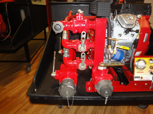 Reliable Fire Products Skid Unit Discharge Manifold with Akron Valves