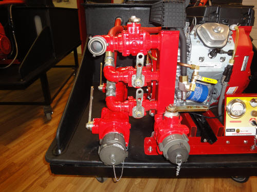 Reliable Fire Products Skid Unit Discharge Manifold with Akron Valves