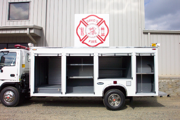 Henderson County, Tennessee, Medium Duty Rescue, Left Side, Doors Open