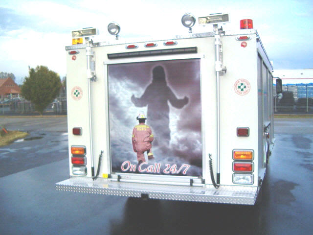 Henderson County, Tennessee, Medium Duty Rescue, After Delivery, Rear View