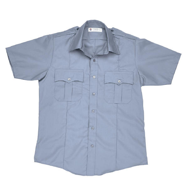 Blue Short Sleeve Uniform Shirt
