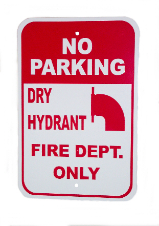 Dry Hydrant Sign