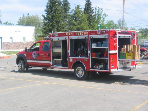 Sexsmith, Alberta, Light Duty Rescue, In Service, Left Side, Doors Open