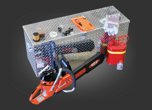 SuperVac Gas Powered Chain Saw with Carbide Tipped Chisels